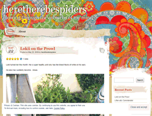 Tablet Screenshot of heretherebespiders.com